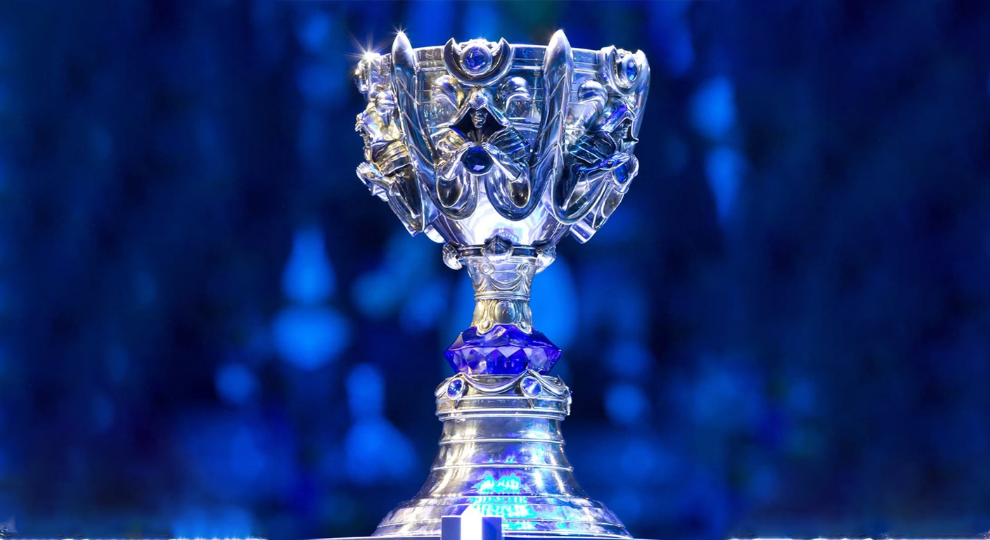 Worlds 2025 LoL troféu